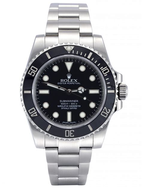 second hand rolex submariner 114060